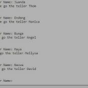 Queue System In A Bank Using Python