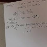 Mathematical Expectation Discrete And Continuous Random Variables