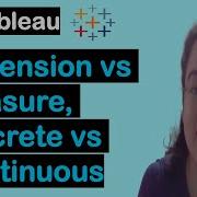 Tableau Tutorial 1 Dimension Vs Measure Discrete Vs Continuous 2021