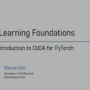 Deep Learning With PyTorch S2P6 Introduction To CUDA For PyTorch