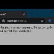 FIX CODEIGNITER ERROR Your System Folder Path Does Not Appear To Be Set Correctly