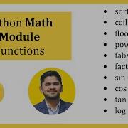 Python Math Module Functions Examples Sqrt Ceil Floor Pow Fabs Sin Cos Cos Tan Log