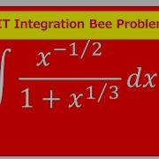 MIT Integration Bee Problems 2006 2