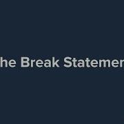 JavaScript Break Statement