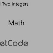 LeetCode 2235 Add Two Integers Math Java