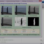 Matlab Code For Background Subtraction Using Image Processing