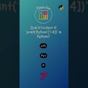 Python Quiz Time 23 Shorts