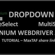 Selenium WebDriver How To Handle DropDown In Selenium Webdriver Selenium Dropdown With Java