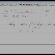 Motion With Constant Acceleration Problem 2