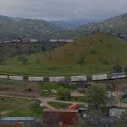 Freight Trains In A Green Tehachapi