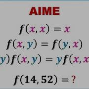 Solving A Function Problem Algebra AIME