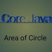 Calculate Area Of Circle By Using Eclips Java