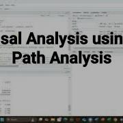 Causal Analysis Using R Path Analysis R Causalanalysis Pathanalysis