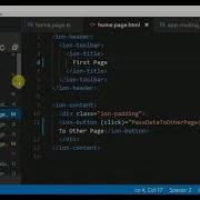 Data Transfer Between Pages In Ionic4