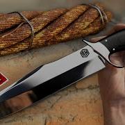 Abandoned Steel Cable Forged Into Luxury Bowie Knife