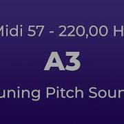 A3 Tuning Pitch 220 00 Hz Midi Key 57