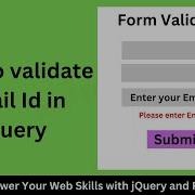 Как проверить адрес электронной почты в JQuery Регулярные выражения для проверки электронной п