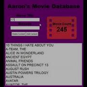Movie Database Using JSON In Python
