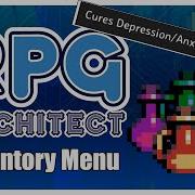 RPG Architect Tutorial Item Inventory Menu
