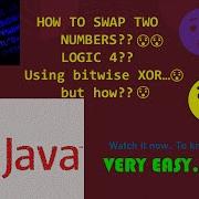 Swap Two Number In Java Using Bitwise XOR Operator Hindi For Beginners