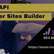 Staxio News API Connection Blogger Sites Builder