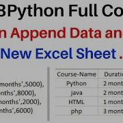 Python Append Data Save In New Excel Sheet Xlsx Openpyxl