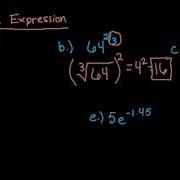 Evaluate Exponential Expressions