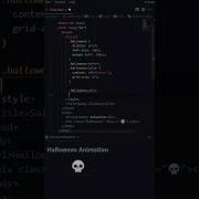 Halloween Skull Animation HTML And CSS Shorts Coding