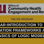 Webinar CDC Intro To Evaluation Frameworks
