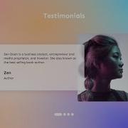 Testimonial Slider Using HTML CSS Animation Frontendadvance