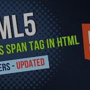 Understanding The Span Tag In HTML Learn HTML Step By Step E05