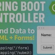 Spring Boot Controller Explained Send Data To HTML GET Vs POST Mapping Spring Boot Tutorial 2
