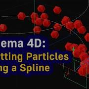 Cinema 4D Emitting Particles Along A Spline