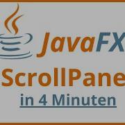 JavaFX ScrollPane Javafx Tutorial Deutsch