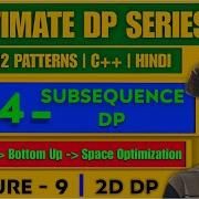 L9 Subsequences DP Target Sum 2D DP LeetCode 494 Recursion Memoization Tabulation