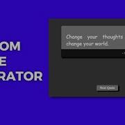 Random Quote Generator Using HTML CSS JavaScript And Api Quote Generator Becodewala