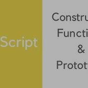 JavaScript Constructor Functions Prototype