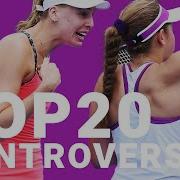 Top 20 Controversial Points In WTA History Part 1 Tennis DRAMA