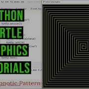 Hypnotic Pattern With Python Turtle PYTHON TURTLE GRAPHICS TUTORIAL 3 Designs In Turtle Library