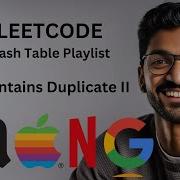 219 Contains Duplicate II 12 Hash Table Playlist Hashtable Leetcode Algorithms
