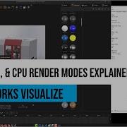 SOLIDWORKS Visualize GPU Hybrid And CPU Render Modes Explained