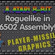 Let S Make EdVenture 7 Player Missile Graphics Coding A Roguelike In Atari 8 Bit Assembly