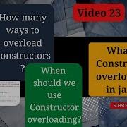 What Is Constructor Overloading In Java In Hindi Constructor Overloading Example In Java