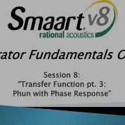 Основы работы с оператором Smaart онлайн 8 Передаточная функция часть 3 Phun с фазой