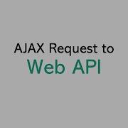 AJAX Request To Web API
