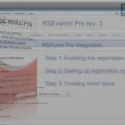 RSEvents Pro Register To Events With RSForm Pro