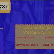 Extra Settings In VS Code For Protractor Install Jasmine Install Typescript Package Json