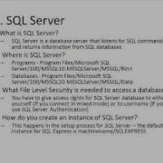 Putting The Pieces Of NET Together Part 6 Of 8 SQL Server