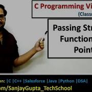 Passing String Into Function Using Pointer In C Language C Programming Video Tutorials Series