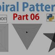 Square Triangle And Star Spiral Patterns Using Turtle Graphics In Python Part 06